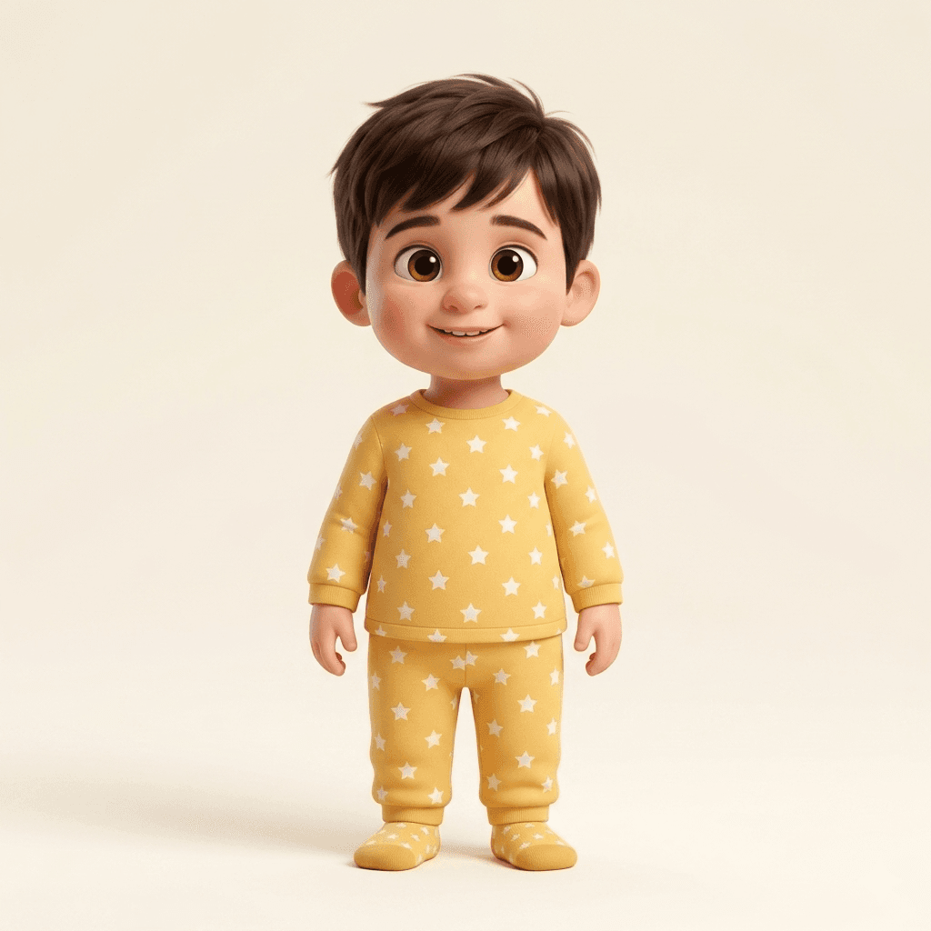 Nael, illustrated character in Studio 3D style