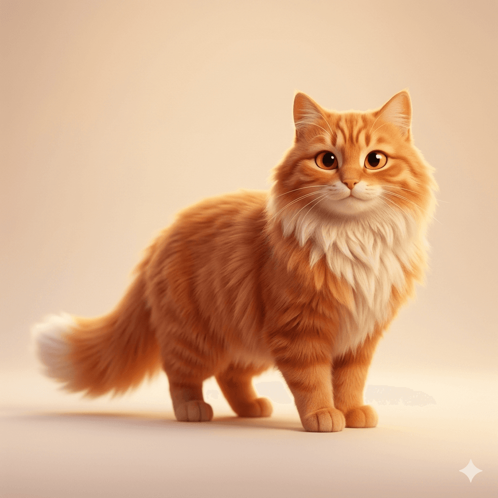 Naya, illustrated character in Studio 3D style